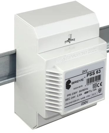 Transformator rrjeti Breve Tufvassons 16052-9980, 230V, 63VA, gri