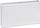 Radiator çeliku Termoteknik V33 900x500, 1639W, me mbajtëse, i bardhë