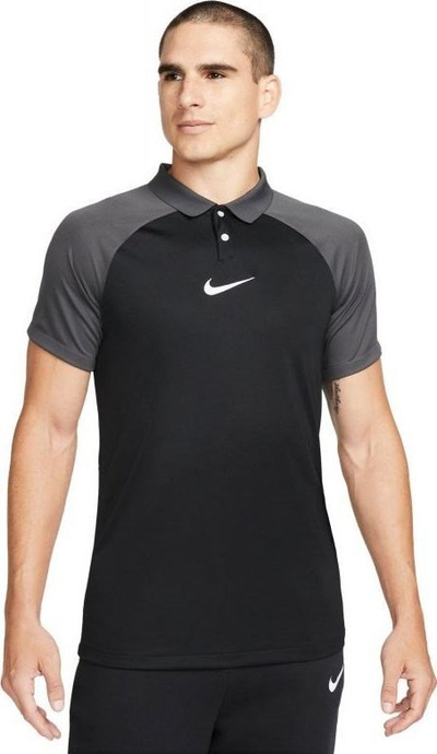 Bluzë polo Nike Dri-FIT Academy Pro M DH9228-011 për burra, e zezë me gri