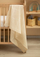 Batanije për bebe Sensillo Natural Lulu, pambuk 100%, 95x95cm, krem