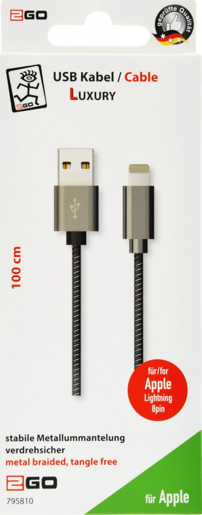 Kabllo Lightning 2GO 795810, 1 m, e bardhë