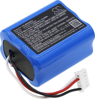 Bateri për robot pastrues iRobot Braava 380 380T, 1500mAh, 7.2V, blu