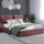 Krevat dopio Kendra HM565.02, 160x200 cm, kadife, Dusty Apple