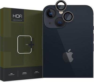 Заштита за камера Hofi Camring Pro+ за iPhone 14 14 Plus, алуминиум и стакло, црна