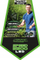 Set badminton shpejtësie Talbot Torro Speed 5500 LED, 2 raketa, toptha LED, jeshil