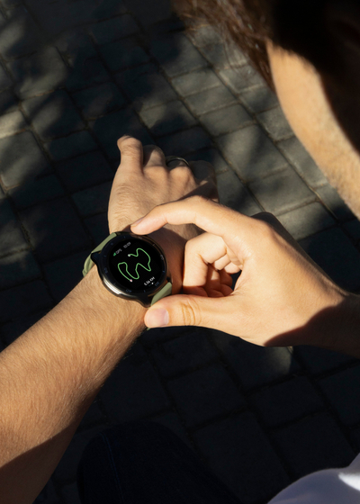 Orë inteligjente Proove Terra me GPS, 1.43" AMOLED, e zezë