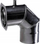 Adapter bacash SpiroFlex IMK 60/100, bërryl 90°, dalje kondensi, inoks
