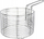 Shportë për skuqje Brunbeste BB-1706, 18cm, çelik inox, argjendtë