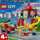 Set ndërtimi LEGO City 60375 Stacion Zjarrfikësash me Kamion Zjarri, 4+, shumëngjyrësh