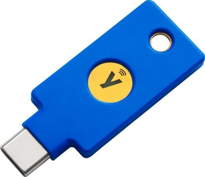 Çelësi i sigurisë Yubico Security Key C NFC, USB-C, NFC, 2FA