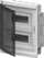 Panel shpërndarës Elektro-Plast Elegant RP 2x12, modular, IP40, i bardhë me derë smoke