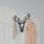 Varëse rrobash Decortie Deer, 60x74cm, e zezë