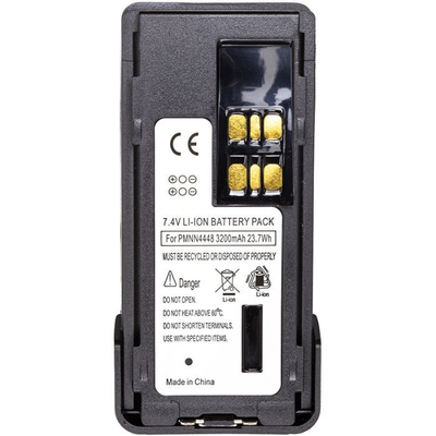 Bateri e rikarikueshme Power-Time PTM-8668L, Li-Ion 3200mAh 7.4V, për radio Motorola DP4400, ngjyrë e zezë