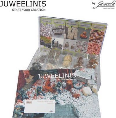 Set aksesorësh modelimi Juweela Juweelins WWII BOX, universal, për diorama
