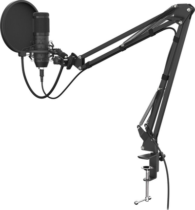 Mikrofon Krux EDIS 1000, kondensator kardioid, USB, i zi