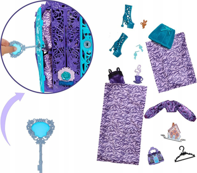 Kukull Monster High Twyla Skulltimate Secrets, me aksesorë, shumëngjyrëshe