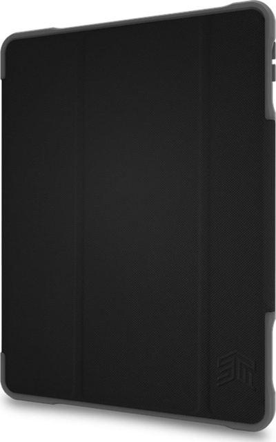 Kapak tablet STM Dux Plus Duo, me stand, i fortë rugged, i zi