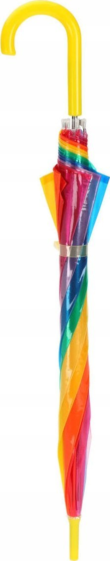Çadër gjysmë automatike Rainbow, Ø80cm, 16 brinjë, shumëngjyrëshe