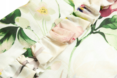 Mbrojtëse krevati për bebe Magnolia, 120x60 cm, pambuk, shumëngjyrëshe