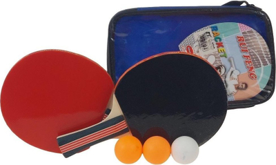 Raketë pingpongu Adar për qejf, e kuqe