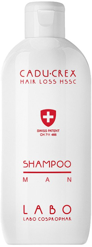 Shampo për flokë Labo Cadu-Crex Man, kundër rënies së flokëve, 200ml, e bardhë