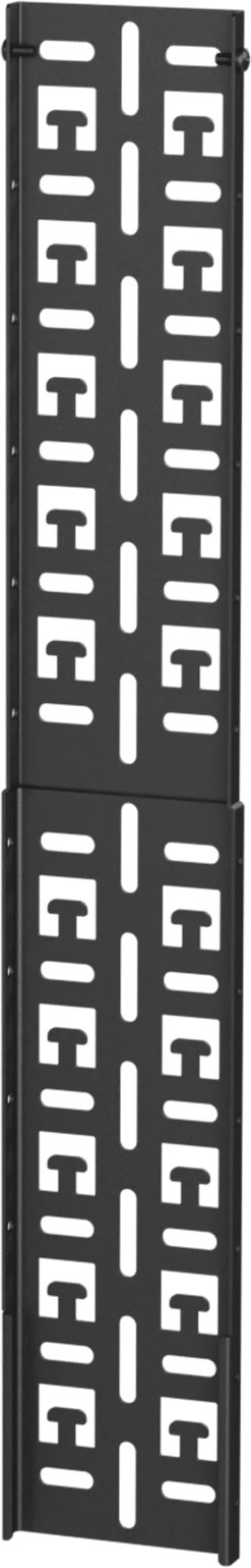Kabllotrase modulare BCO312, 12U, gjerësi 80mm, e zezë