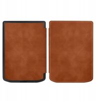 Mbulesë TPU për lexues PocketBook Verse Verse Pro 629 634, funksion Sleep Wake, kafe