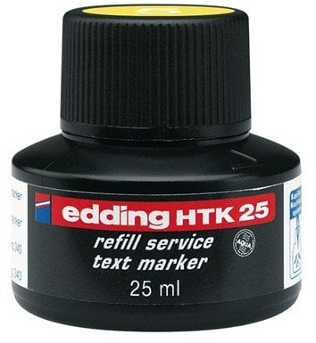 Бое за дополнување за маркер Единг HTK 25, 25 ml, жолта