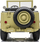 Makine elektrike per kalamaj Jokomisiada JEEP Willys PA0249, 3 vende, me bateri, jeshile ushtarake