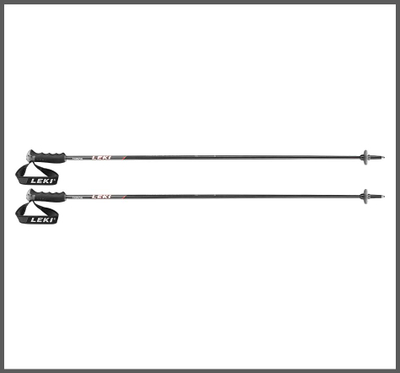 Shkopinj ski Leki Neolite Carbon, karbon i lehtë, doreza ergonomike, të zinj