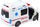 Lodër ambulancë me telekomandë RC, 1:20, drita dhe tinguj, e bardhë