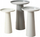 Set tavolinash anësore Gray JACKY, set 3 pjesë, metal, gri