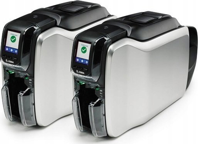Printer kartash plastike Zebra ZC300, 300 x 300 DPI, me ngjyra, i bardhë