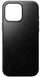 Mbështjellës Horween Modern Leather, për iPhone 16 Pro Max, lëkurë natyrale, i zi