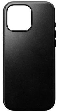 Mbështjellës Horween Modern Leather, për iPhone 16 Pro Max, lëkurë natyrale, i zi