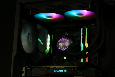 Ftohës uji për procesor Zalman Alpha 24, 240mm, RGB, i zi