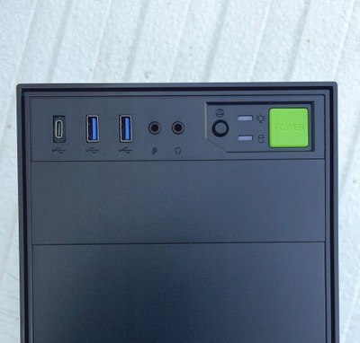 Kuti komjutri Eurocase ML N6-500B, MIDI Tower, pa furnizim energjie, e zezë