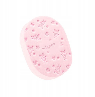 Мевест сунѓер за миење за бебиња BabyOno Washing Sponge, мек материјал, розова