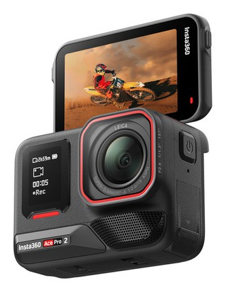 Kamerë Insta360 Ace Pro 2, 50 MP, 8K Ultra HD, 1/1.3", i zi