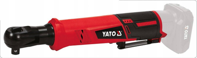 Çelës rrotullues me goditje Yato YT-829021, brushless, 12V, i kuq e zi