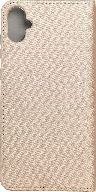Këllëf libri Smart Case për Samsung Galaxy A05, me magnet, me xhep karte, ngjyrë gold
