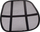 Mbajtëse shpine Q-Connect Back Support, rrjetë mesh, e zezë