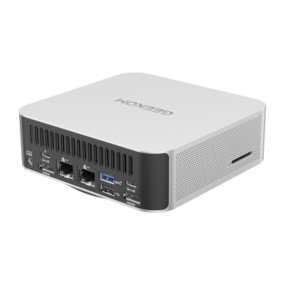 Mini PC Geekom A8 Max, Ryzen 7 8745HS, 32GB RAM, 1TB SSD, argjendtë