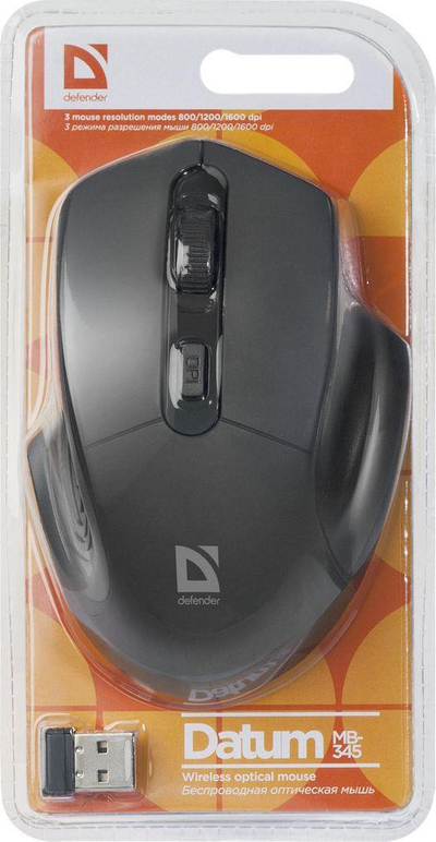 Maus Defender Datum, wireless, USB, i zi
