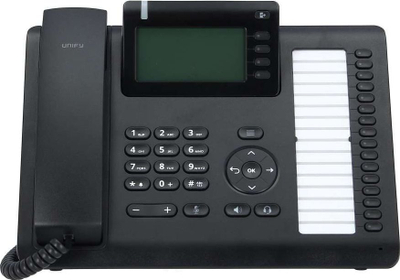 Telefoni IP Unify OpenScape Desk Phone CP400, ekran LCD, 2 porta RJ45, gri