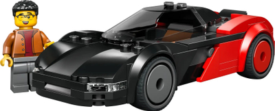 Set lodër ndërtimi LEGO Superelectric Car 60486, makinë sportive, shumëngjyrëshe