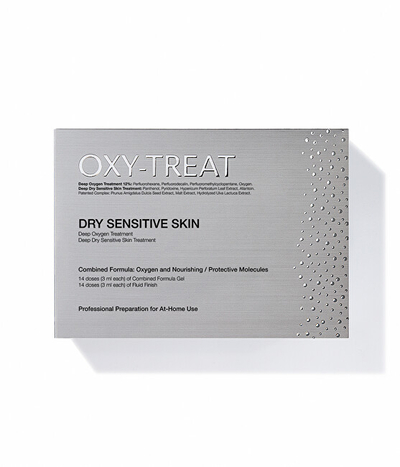 Set për fytyrë të thatë dhe të ndjeshme Oxy-Treat Intensive Complete Care, Xhel për fytyrë 50 ml + Lëng për fytyrë 15 ml