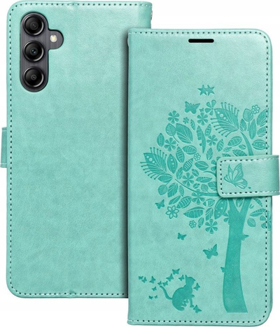 Futera xhepi Mezzo Book Tree për Samsung Galaxy A25 5G, me litar dore, jeshile
