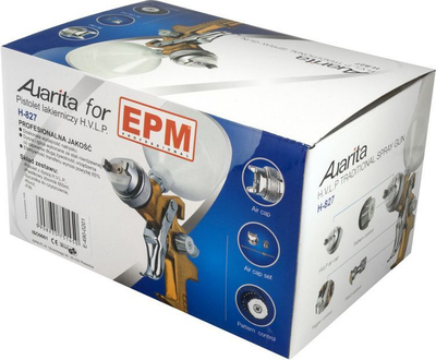 Pistoletë spërkatëse me rezervuar EPM GVLP Aurita, 600 ml, 1.4 mm