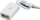 Adapter audio USB në 3.5mm, 4-pin, 14.5cm, i bardhë